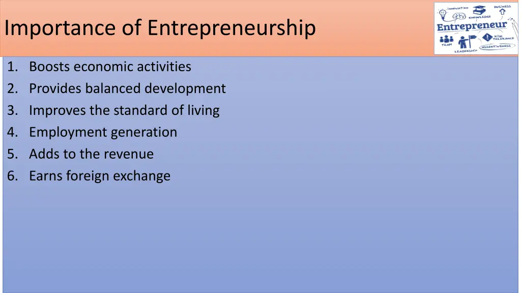 importance of entrepreneurship