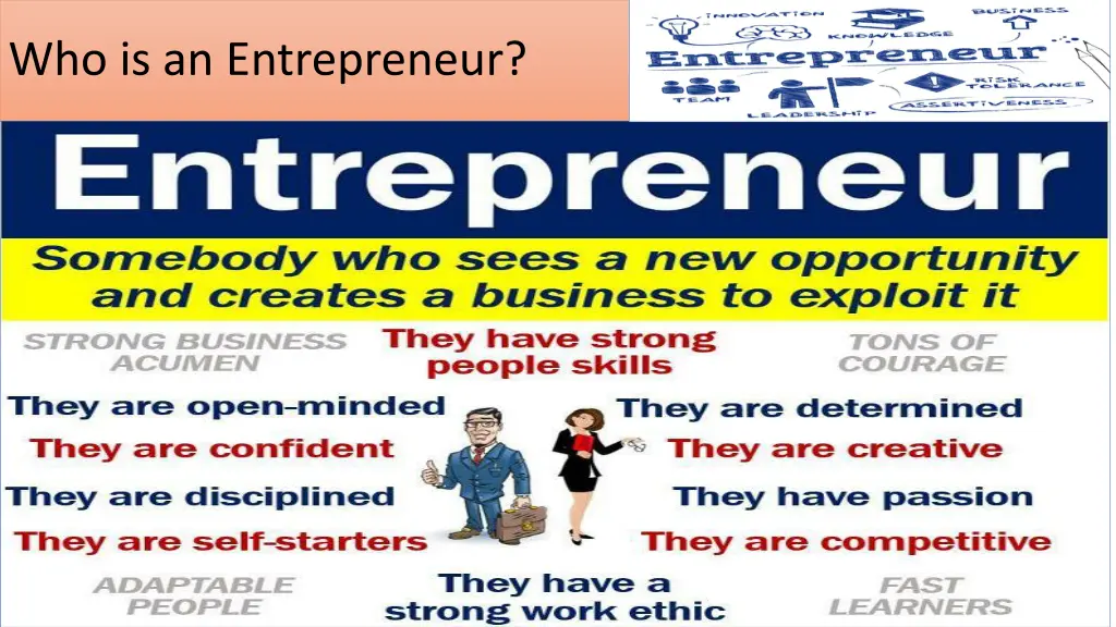 who is an entrepreneur