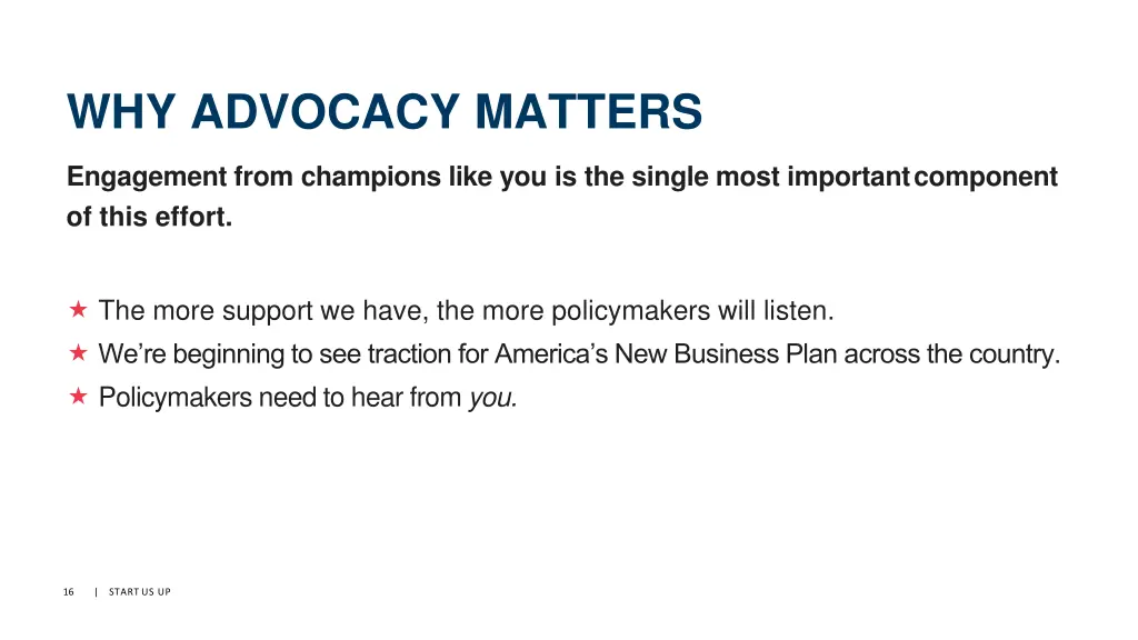 why advocacy matters