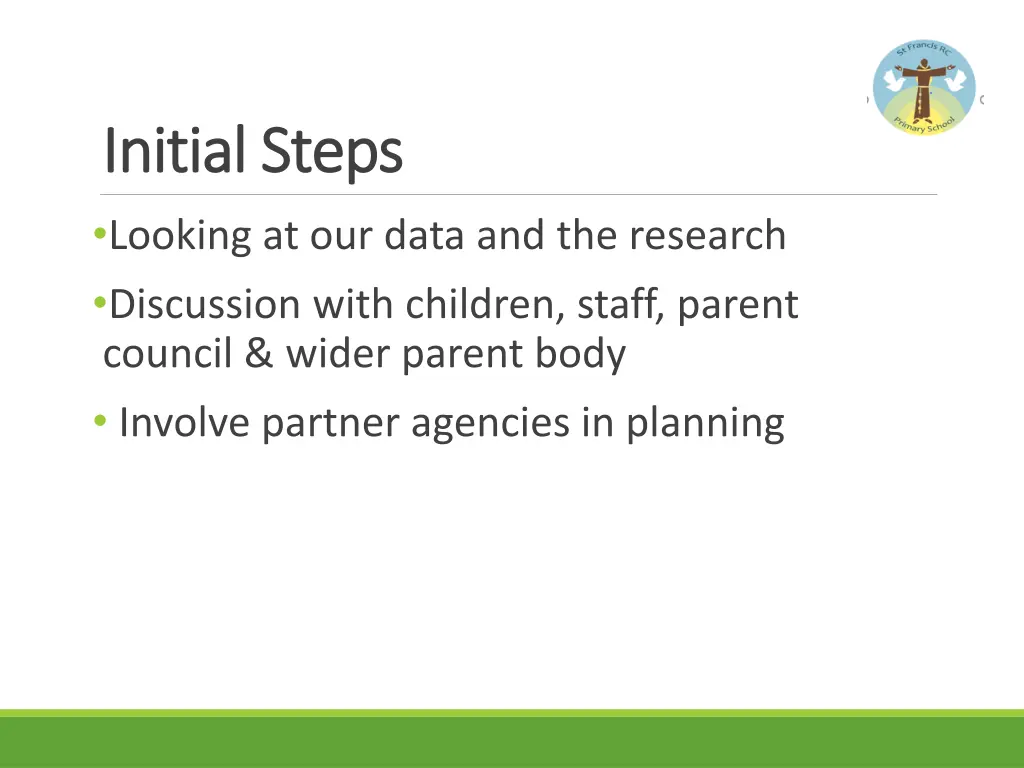 initial steps initial steps looking at our data