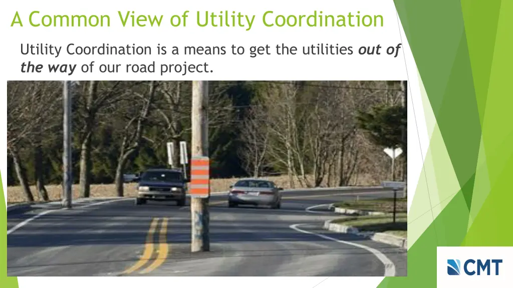 a common view of utility coordination