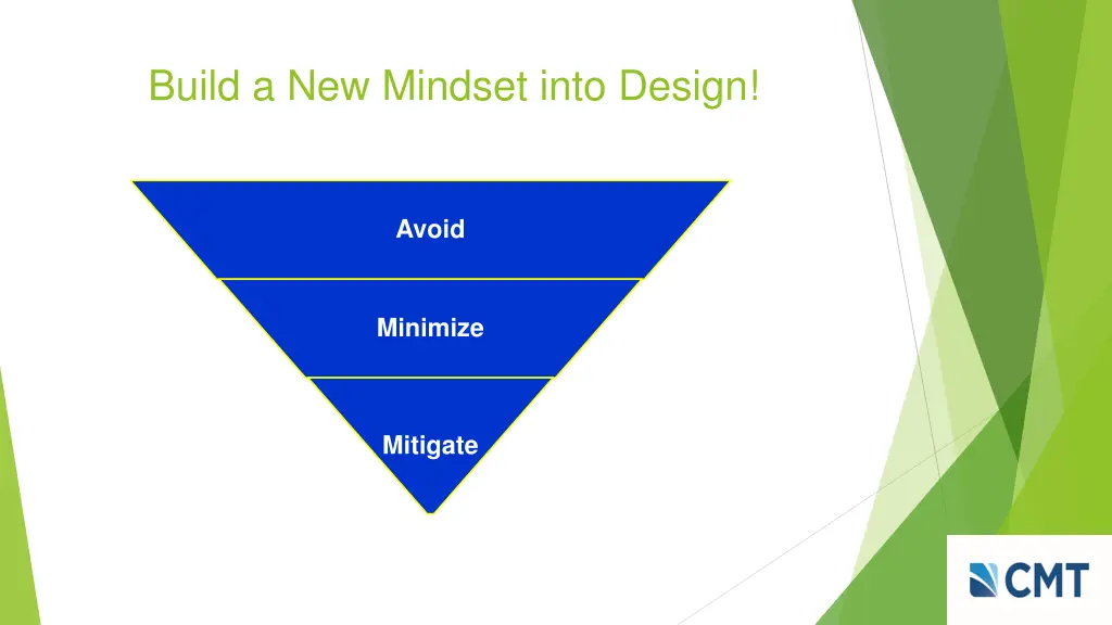 build a new mindset into design