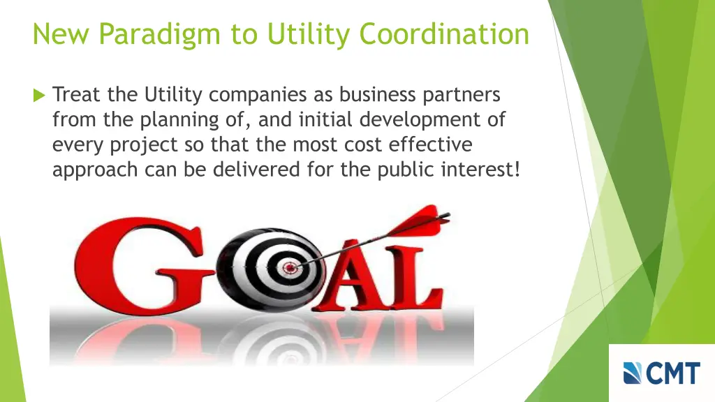 new paradigm to utility coordination