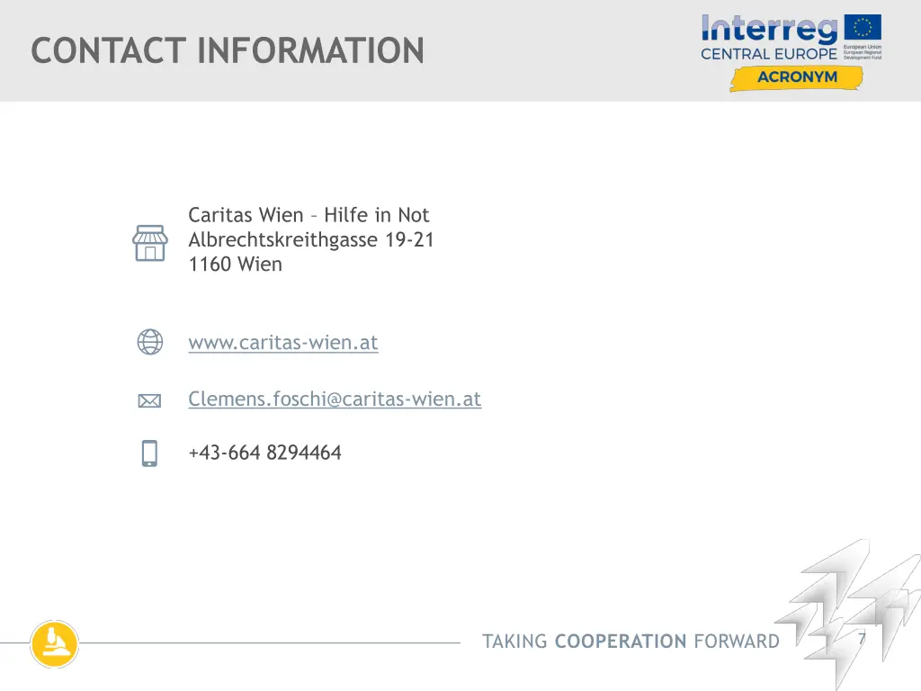 contact information