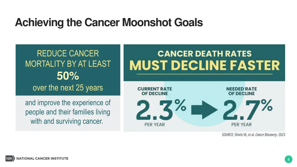 achieving the cancer moonshot goals