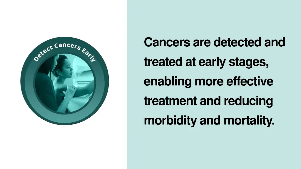 cancers are detected and treated at early stages