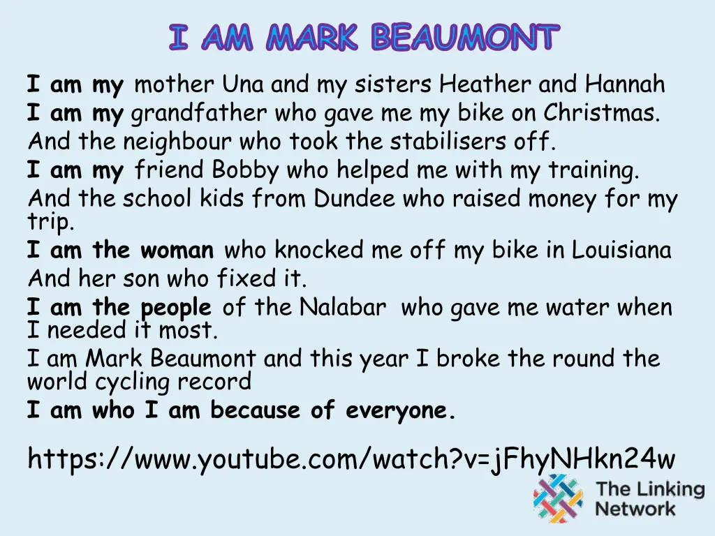 i am mark beaumont