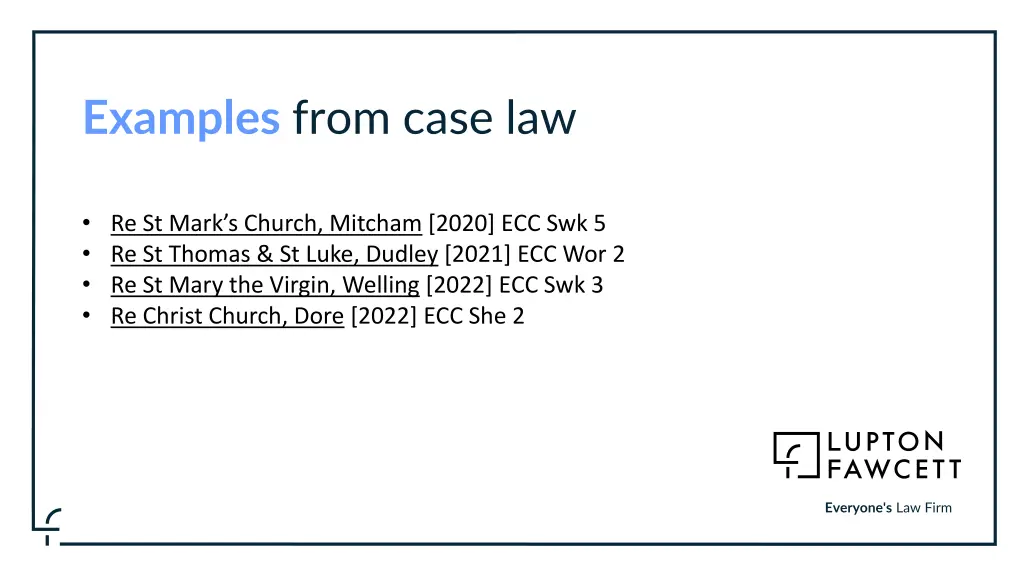 examples from case law