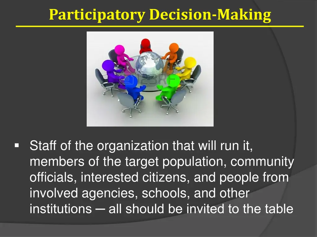 participatory decision making 1