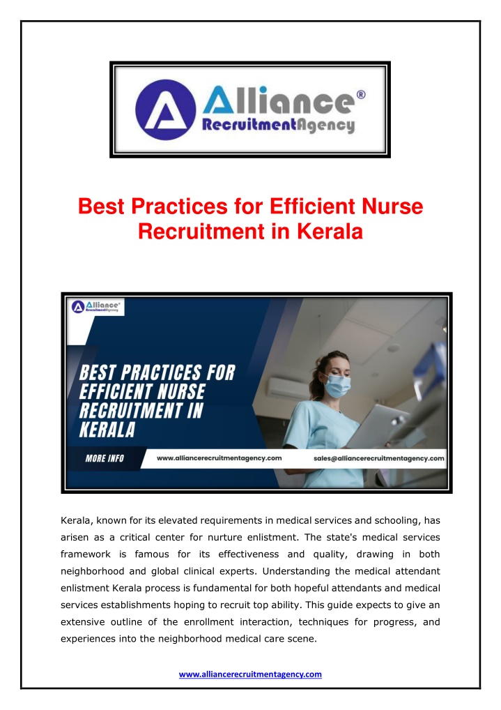 best practices for efficient nurse recruitment