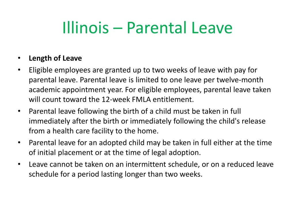 illinois parental leave