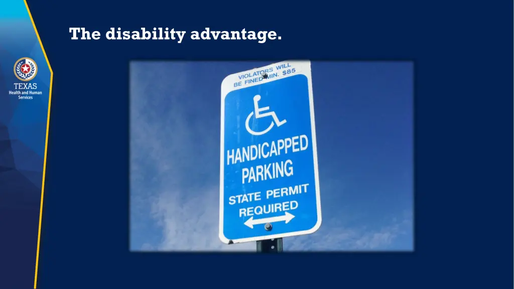 the disability advantage