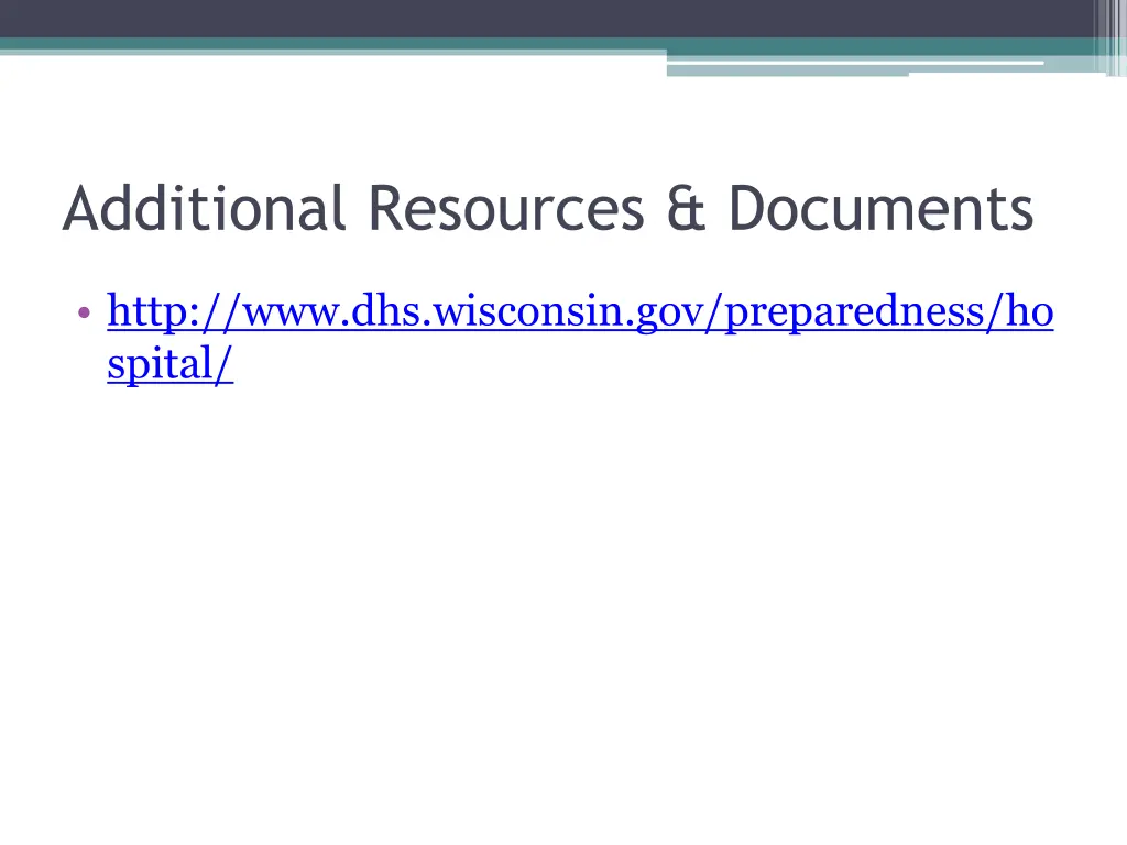 additional resources documents