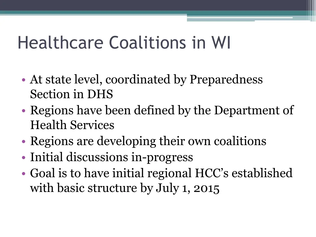 healthcare coalitions in wi