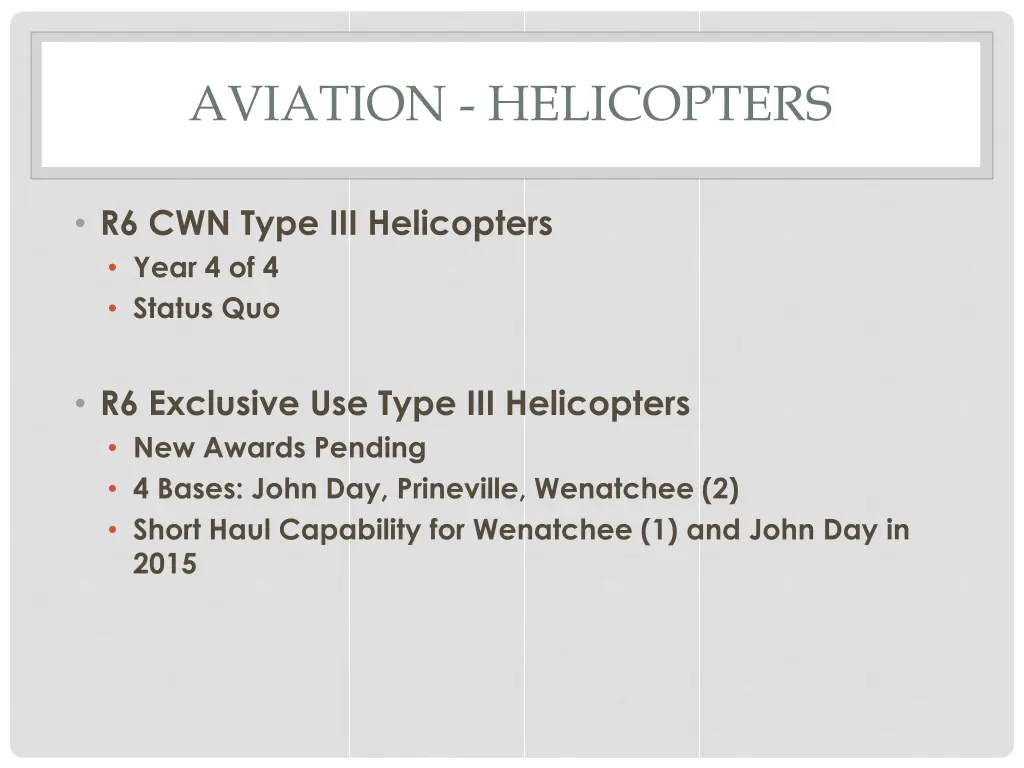 aviation helicopters