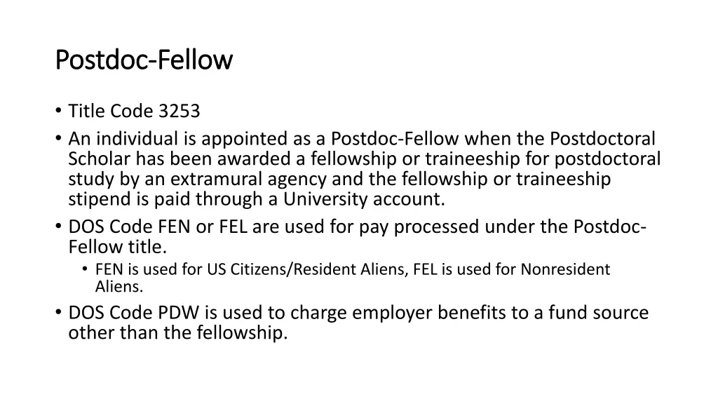 postdoc postdoc fellow