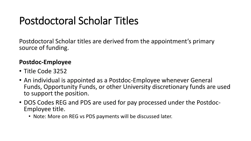 postdoctoral scholar titles postdoctoral scholar