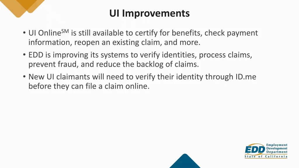 ui improvements