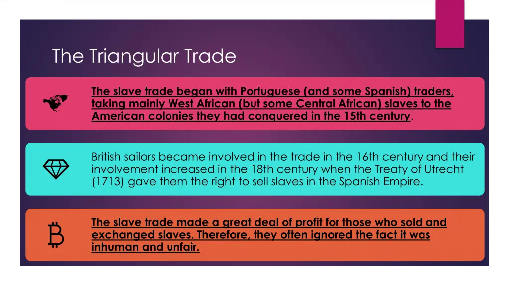 the triangular trade