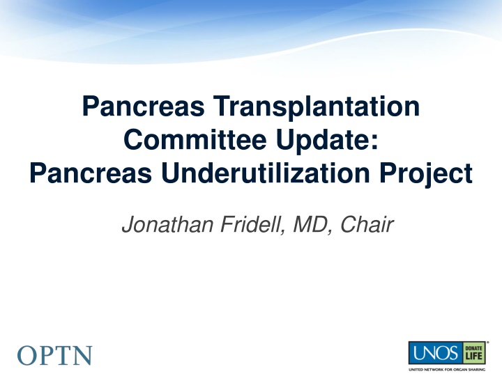 pancreas transplantation committee update