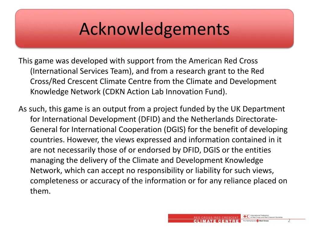 acknowledgements