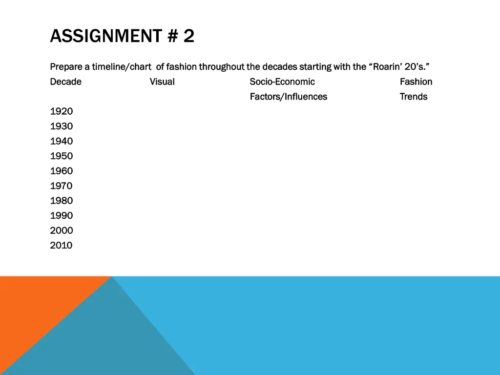 assignment 2