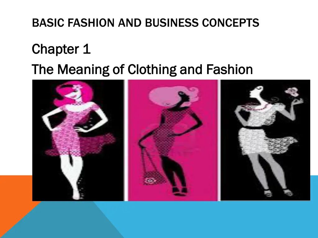 basic fashion and business concepts