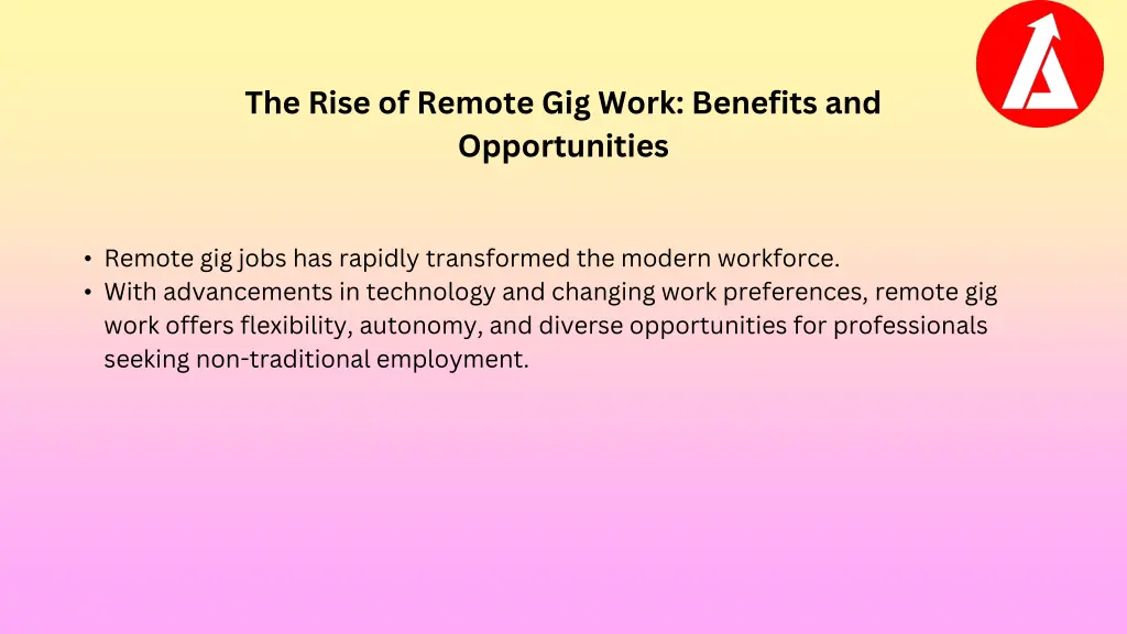 the rise of remote gig work benefits