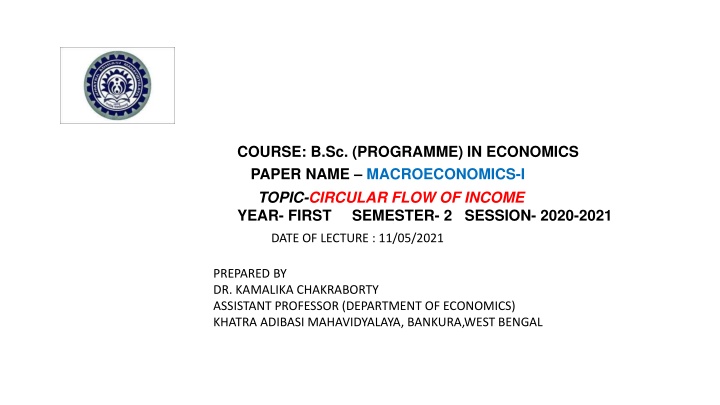 course b sc programme in economics