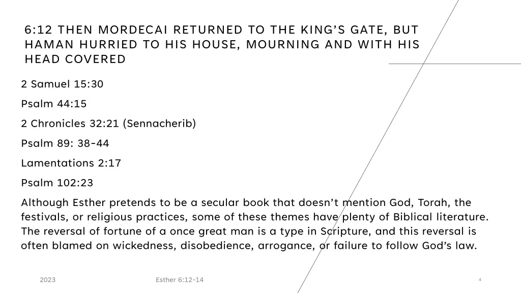 6 12 then mordecai returned to the king s gate