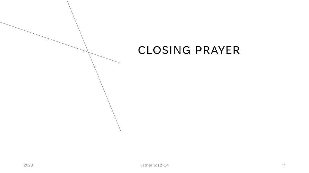 closing prayer