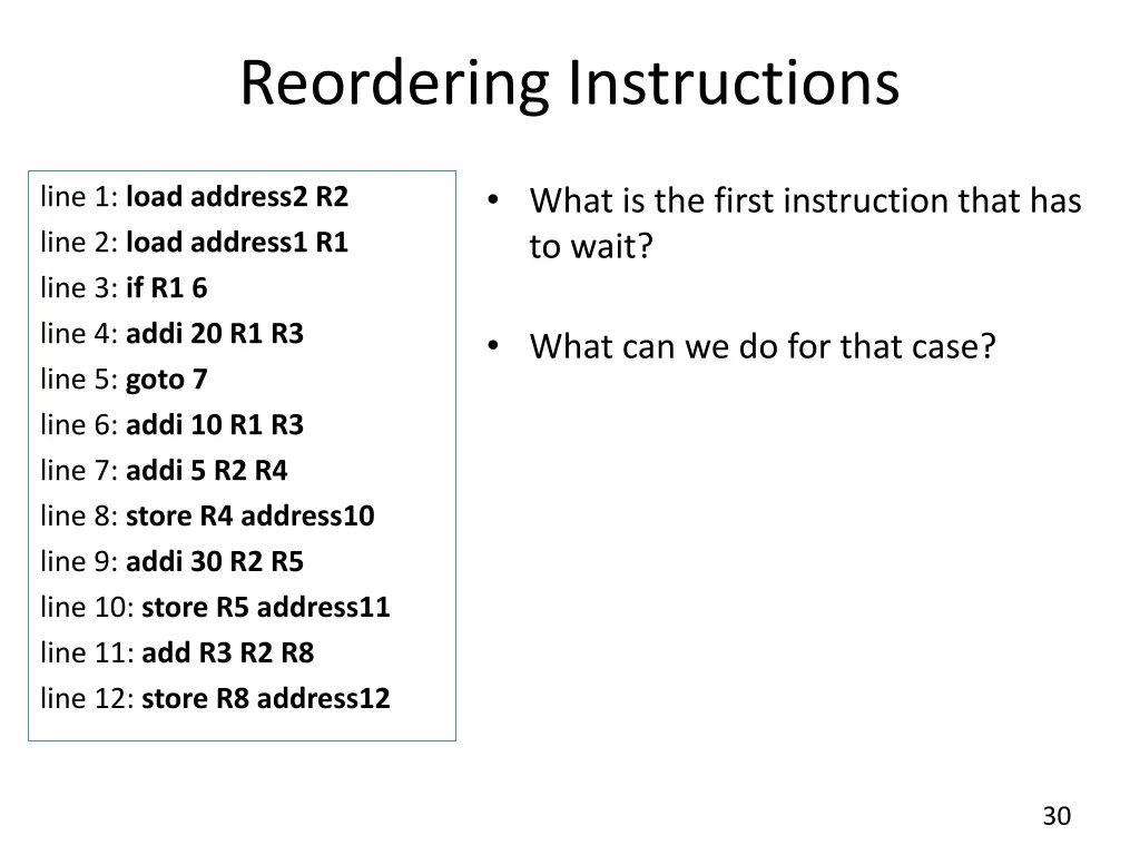 reordering instructions 3