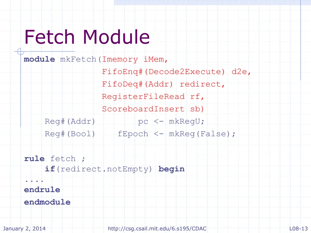 fetch module