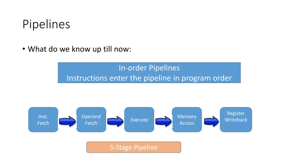 pipelines