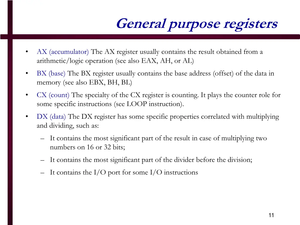 general purpose registers 2