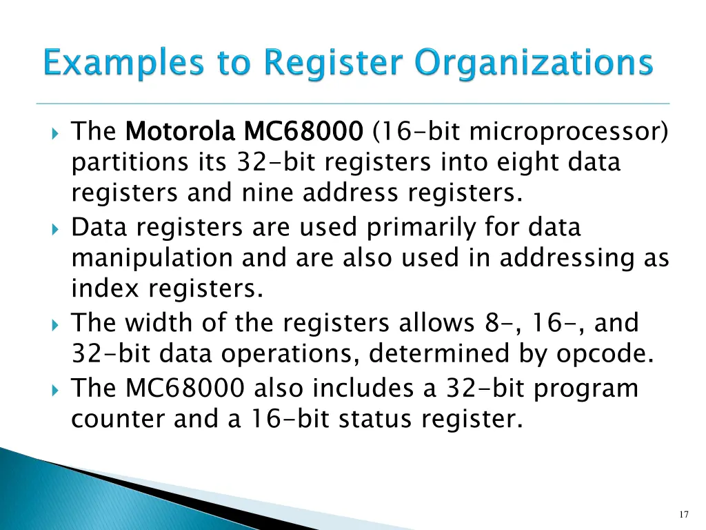 the motorola mc68000 partitions