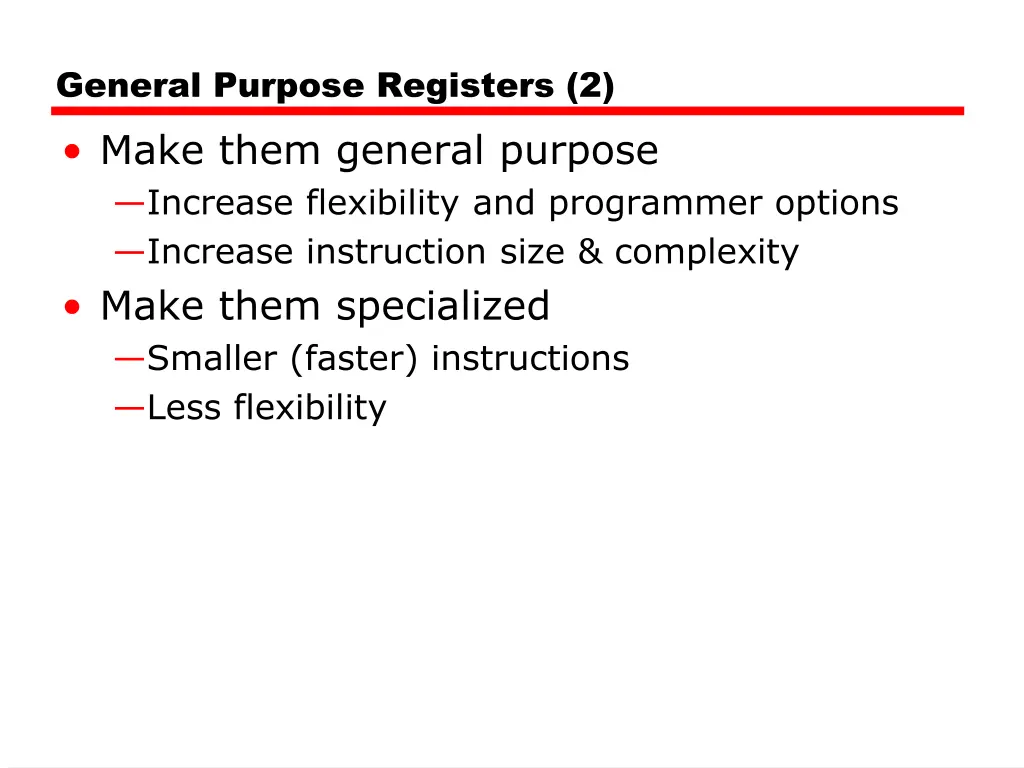 general purpose registers 2 make them general