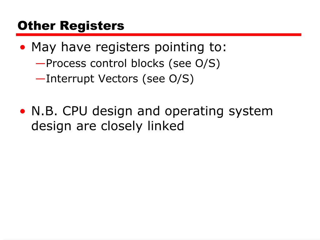 other registers may have registers pointing