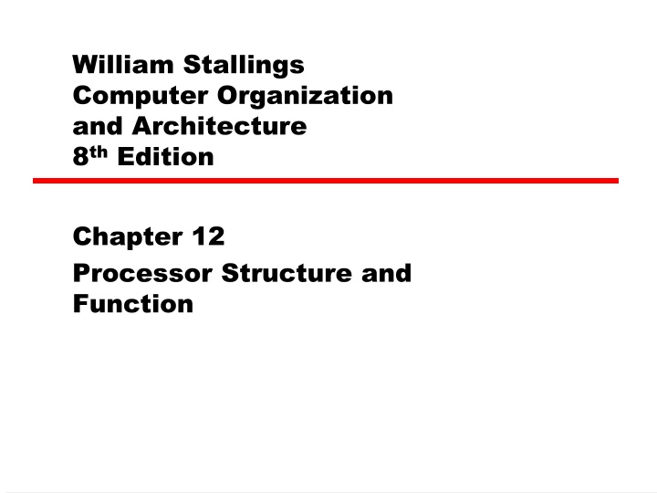 william stallings computer organization