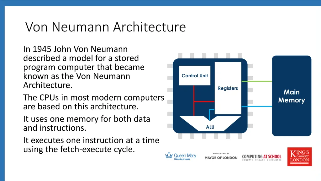 von neumann architecture