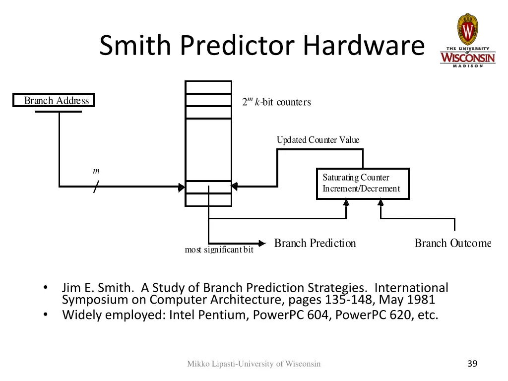 smith predictor hardware