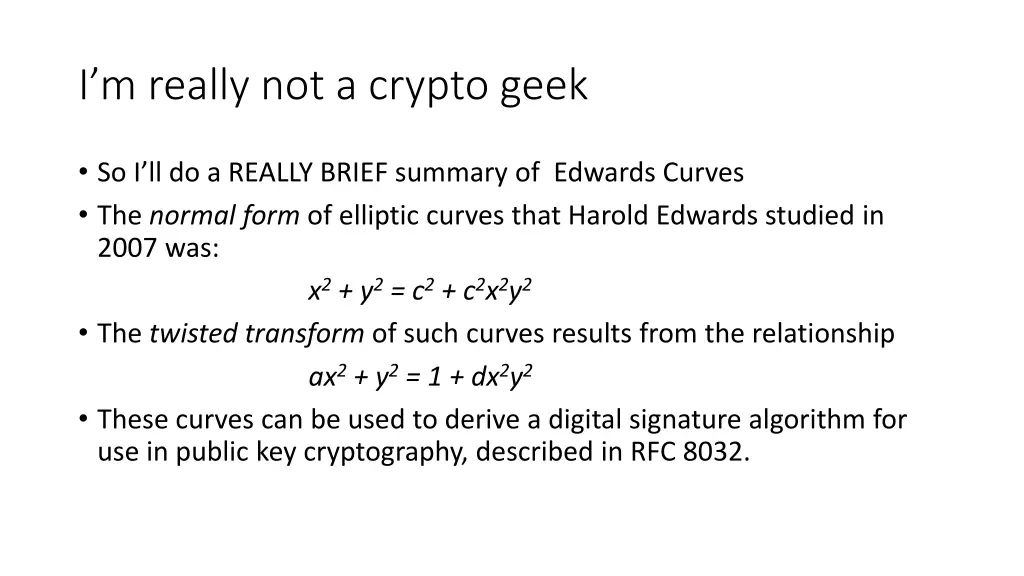 i m really not a crypto geek