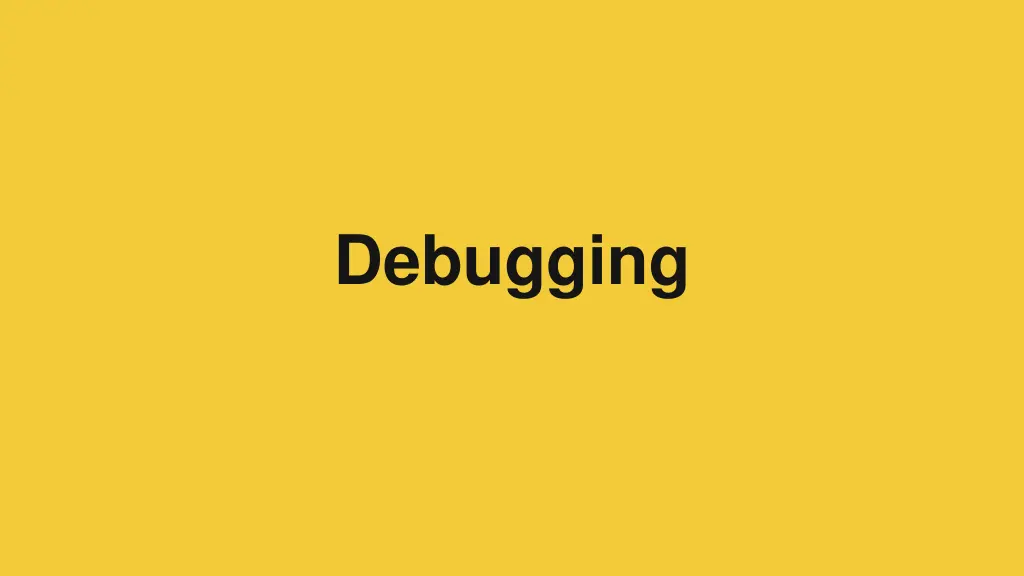 debugging 1