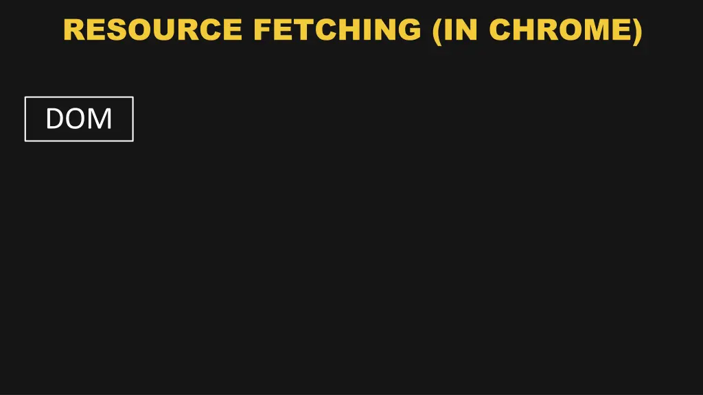 resource fetching in chrome