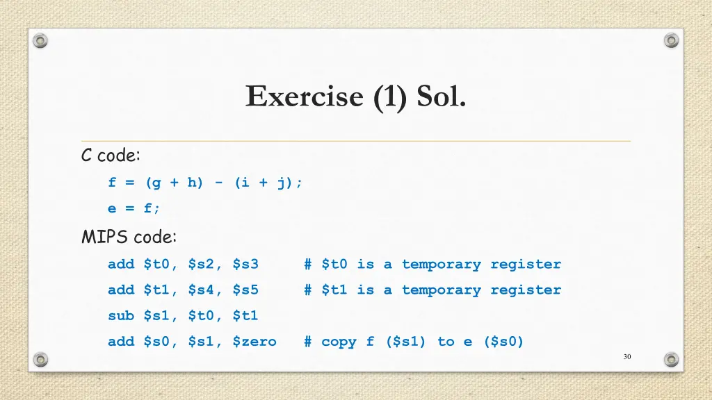 exercise 1 sol 1