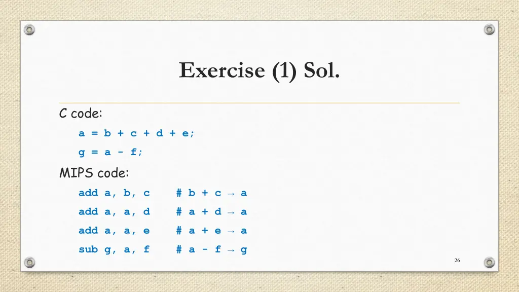 exercise 1 sol