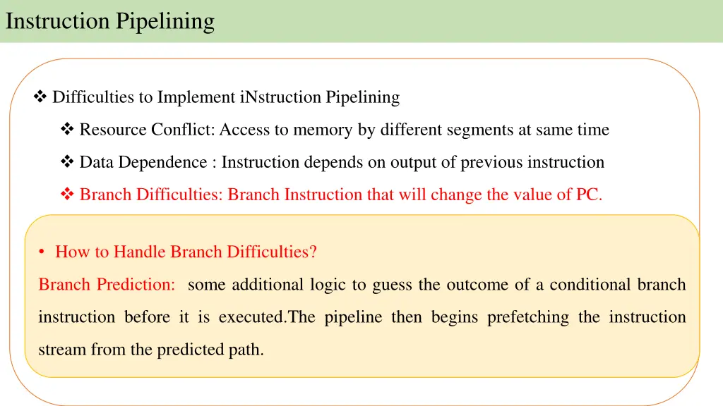 instruction pipelining 11