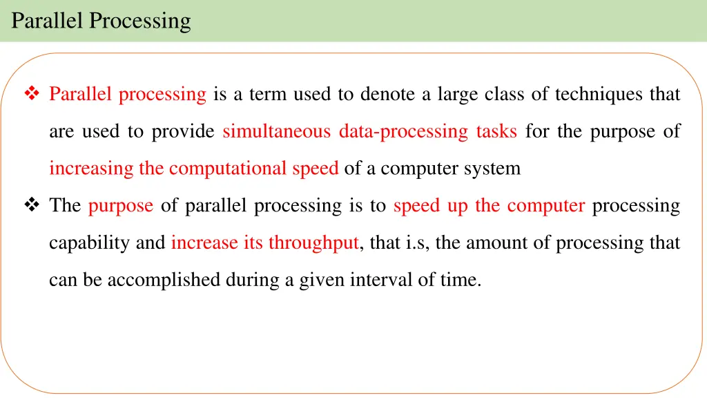 parallel processing 1