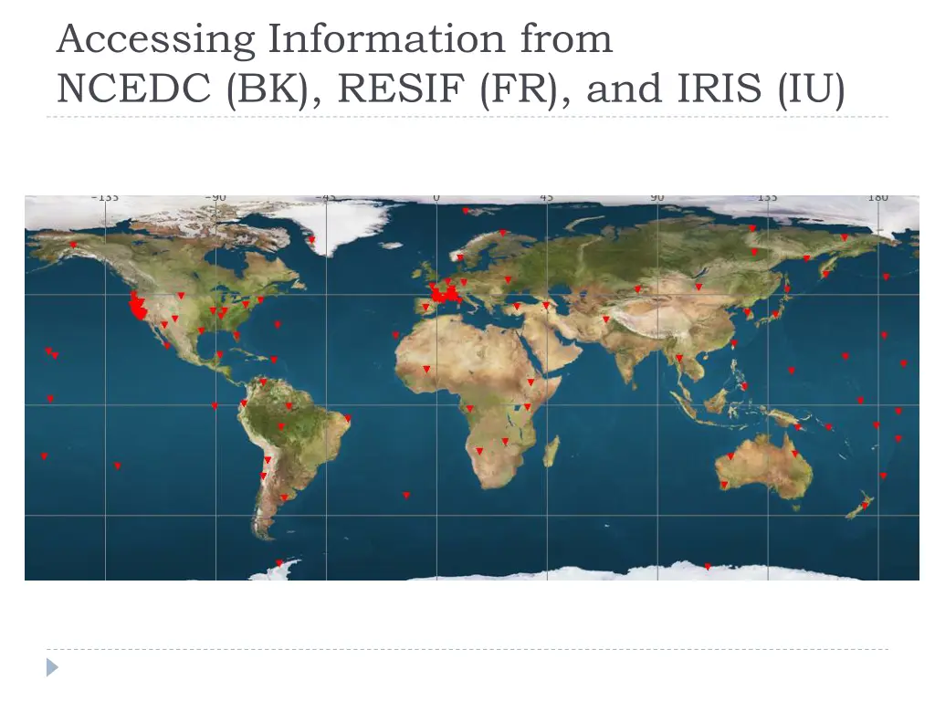 accessing information from ncedc bk resif