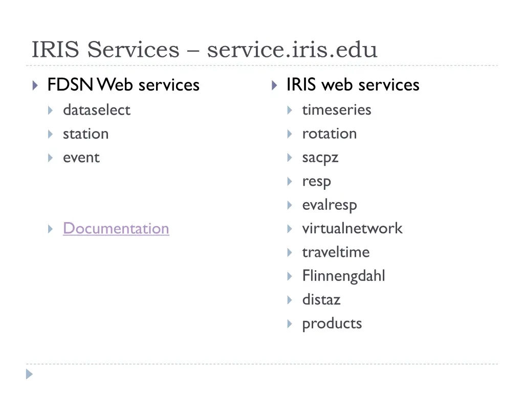 iris services service iris edu